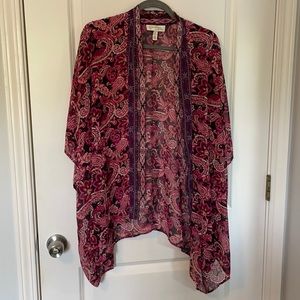 Jessica Simpson maternity shawl/cover up